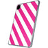 Pink and White Geometric Stripes iPad Pro 11in (2024) Clear Case